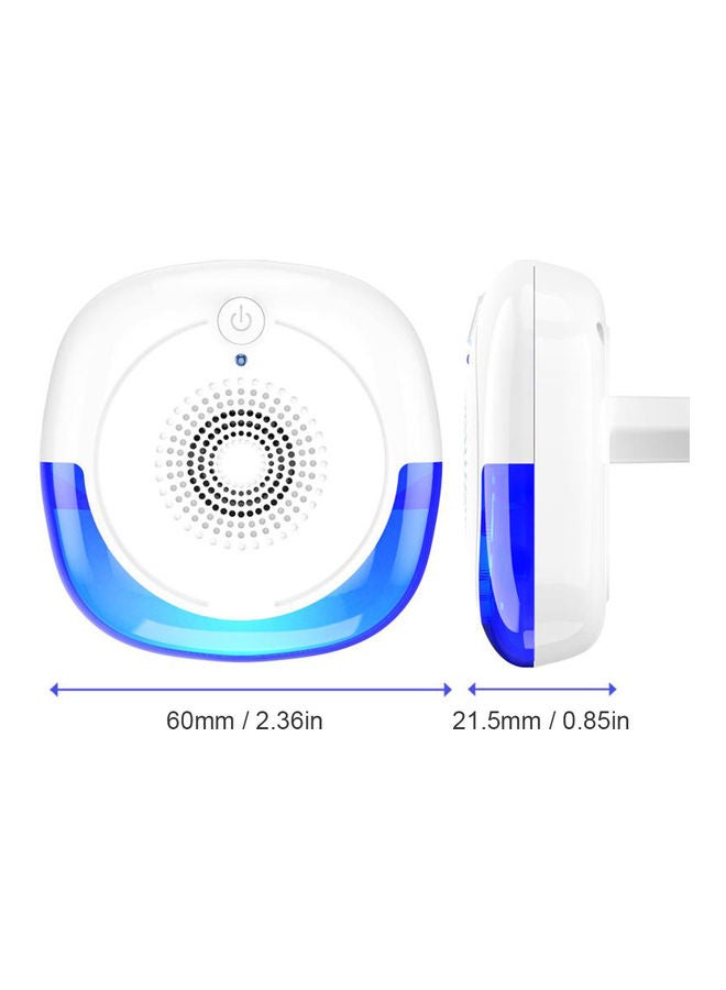 طارد الحيوانات بالموجات فوق الصوتية أزرق/ أبيض - Image 5