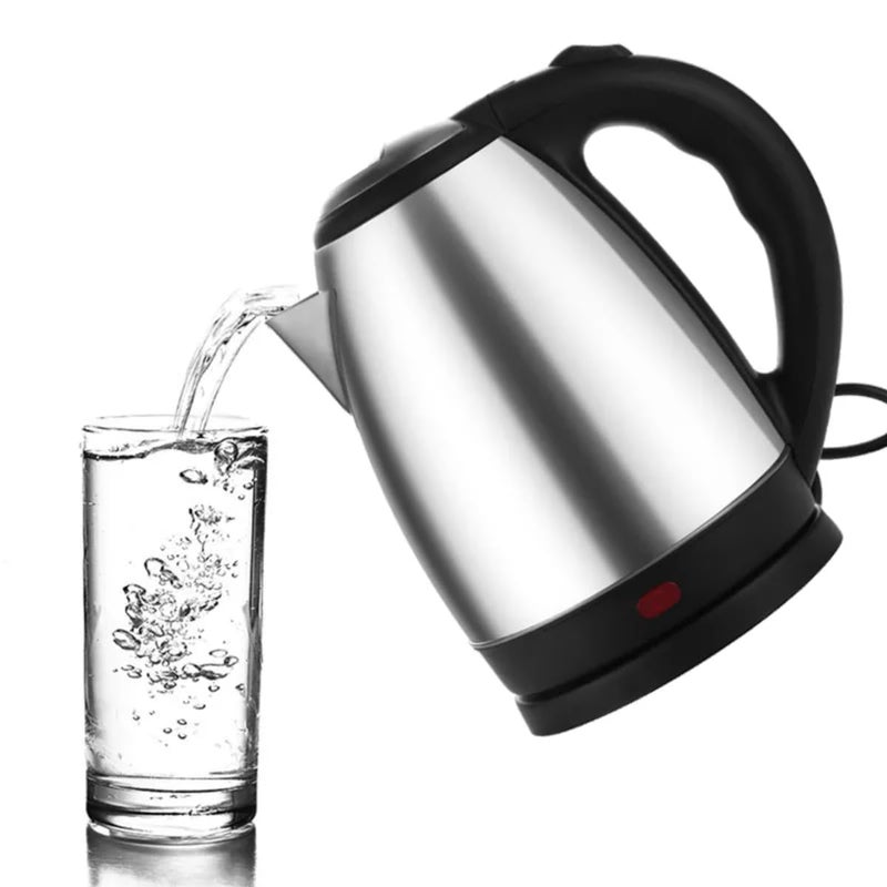 ZAMZIN Electric Kettle for Home/Office, Water Heater,Stainless Steel Electric Kettle, Boil-Dry Protection, Rotational Base, Stylish Design, Rapid Boil, Textured High Gloss Glass, - Image 3