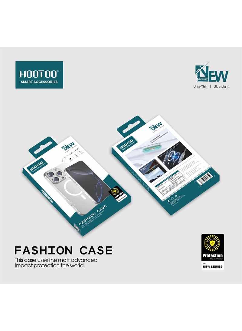 هوتو كفر جوال 16 برو ماكس شفاف. غلاف جوال بتصميم نحيف جدا. جراب ايفون خفيف الوزن. كفر ايفون من هوتو. ابيض - Image 2