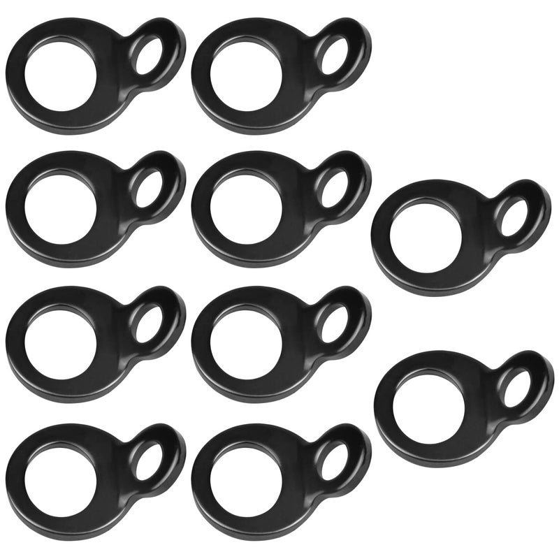 Tie Down Anchor Strapping Hooks Strap Rings Stainless Steel MultiPurpose for Dirt Bike ATV Truck Trailer Golf Cart Garage Work Shop 10pcs
