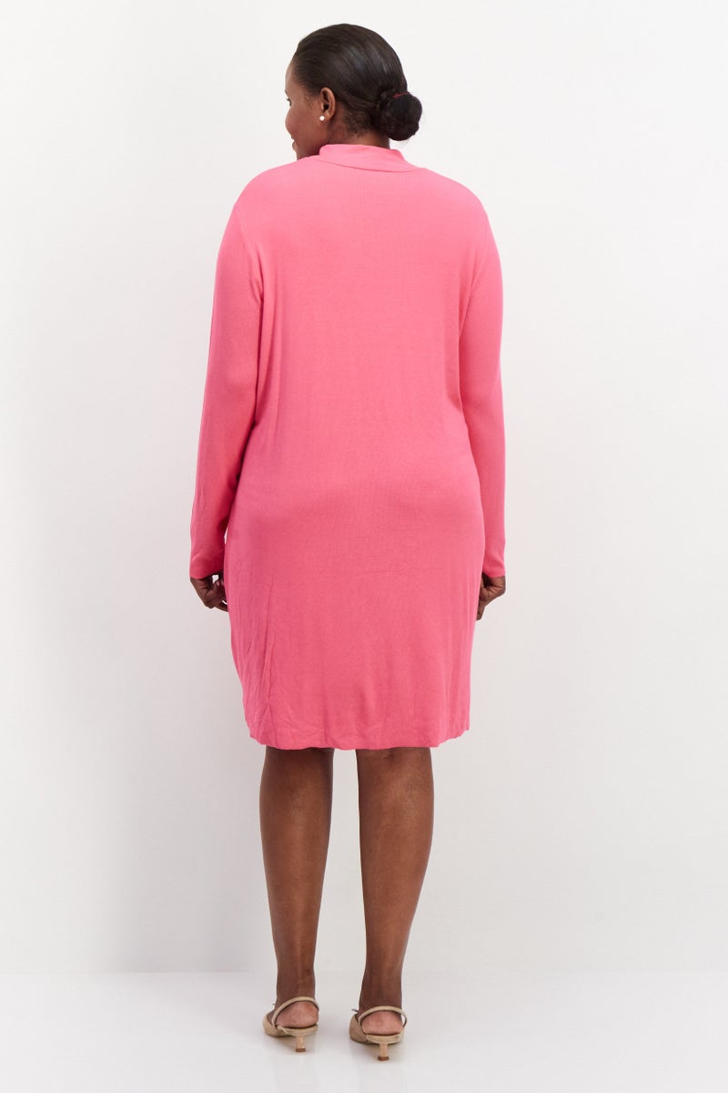 Sanctuary Women Plus Size Ribbed Mini Dress, Pink - Image 3