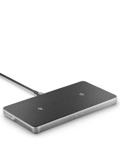 Alogic Ultra Power 3-In-1 Wireless Charging Dock for Qi enabled Devices & USB Charging Space Grey