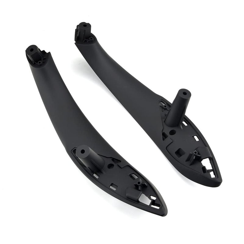 2pcs Black Car Interior Door Handle Inner Panel Pull Trim Compatible with BMW 3 4 Series F30 F35 2012-2018 - Image 1