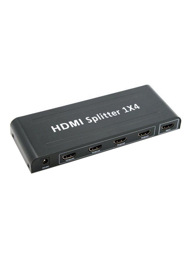 نيبمينينت موزع HDMI مقسم من 4 منافذ أسود 