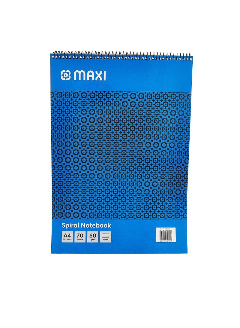 Maxi Top Spiral Pad A4 70 Sheets, SP70A4 - Image 2