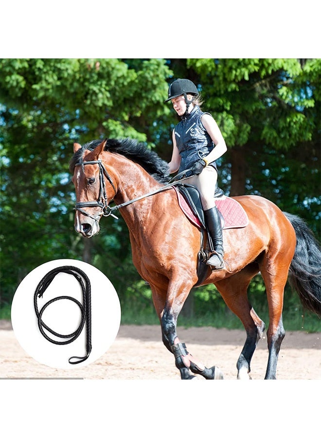 كيلا سوط ركوب من الجلد الصناعي، سياط للفروسية مناسبة لرياضات الفروسية الخارجية، أدوات للفروسية، سباقات الأداء المسرحي - Image 5