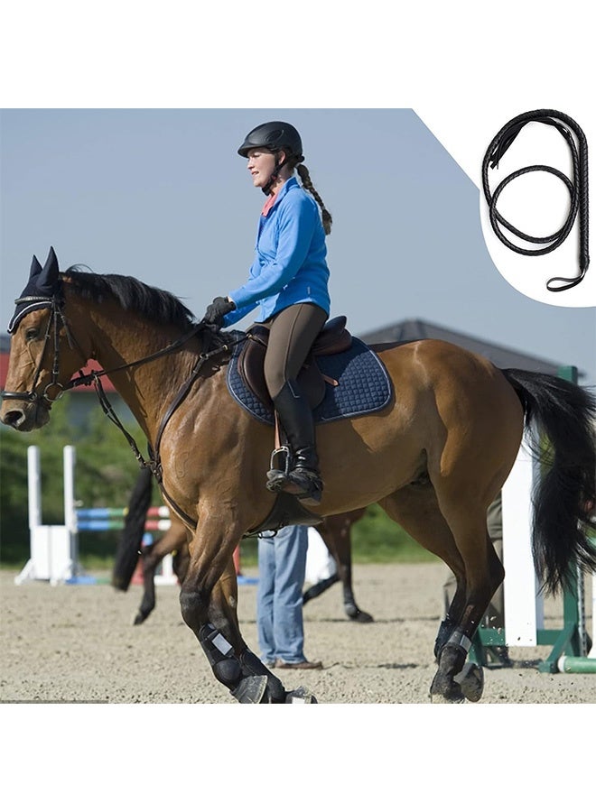 كيلا سوط ركوب من الجلد الصناعي، سياط للفروسية مناسبة لرياضات الفروسية الخارجية، أدوات للفروسية، سباقات الأداء المسرحي - Image 2