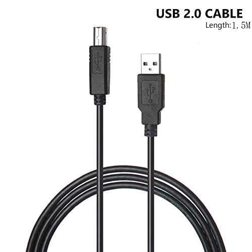 WEARE USB Cable USB 2.0 B Cord Compatible for Boss GT-1000 GT-100 GT-1 GT-1B ME-80 ME-25,VE-1 VE-2 VE-8,RC-30 RC-202 RC-300,AD-10, Katana Artist MkII,Katana-50 MkII Amp Guitar Effects Processor - Image 5