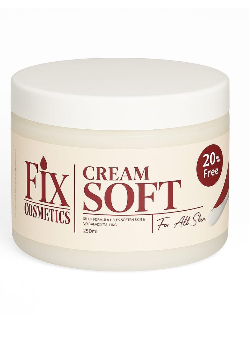 فيكس- كريم مرطب للبشرة (سوفت) 250جم