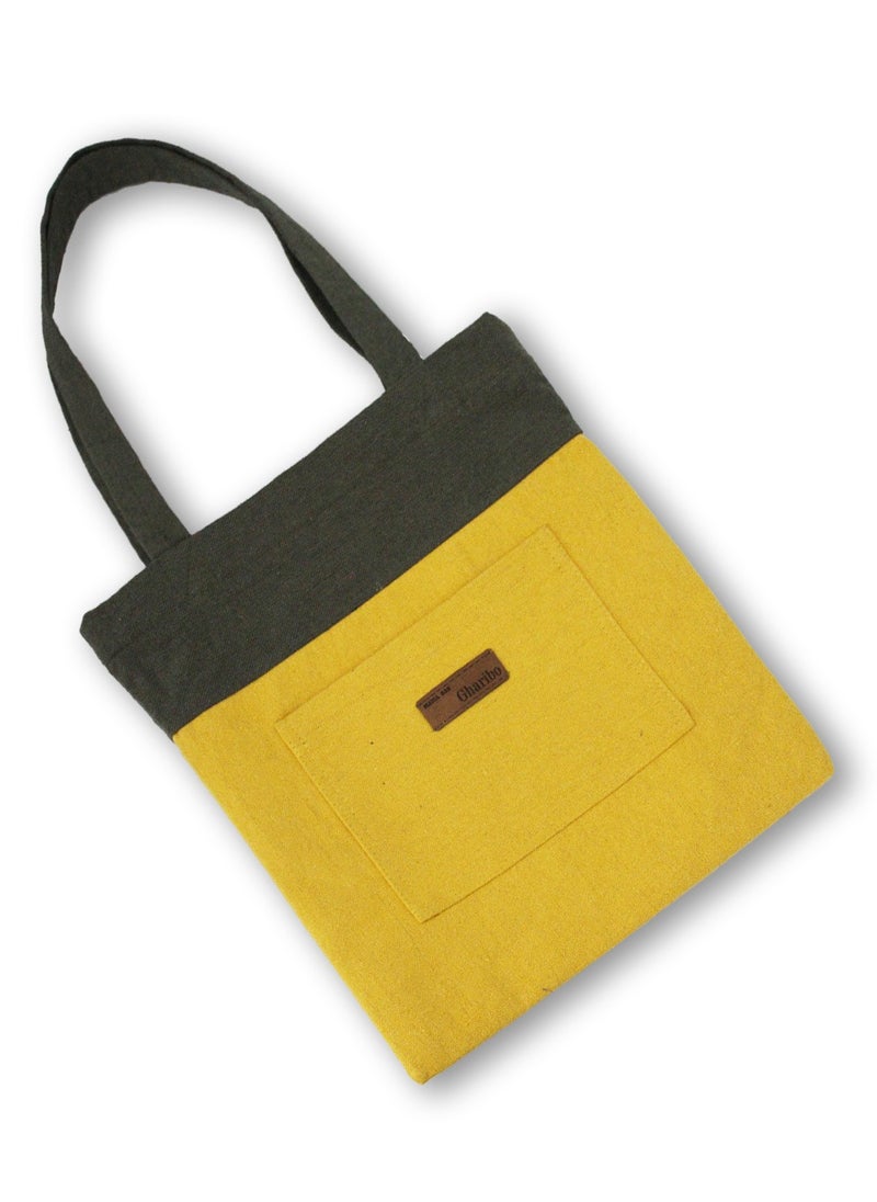 Gharibo Bags - Women's linen Tote bag R230134d - Image 1