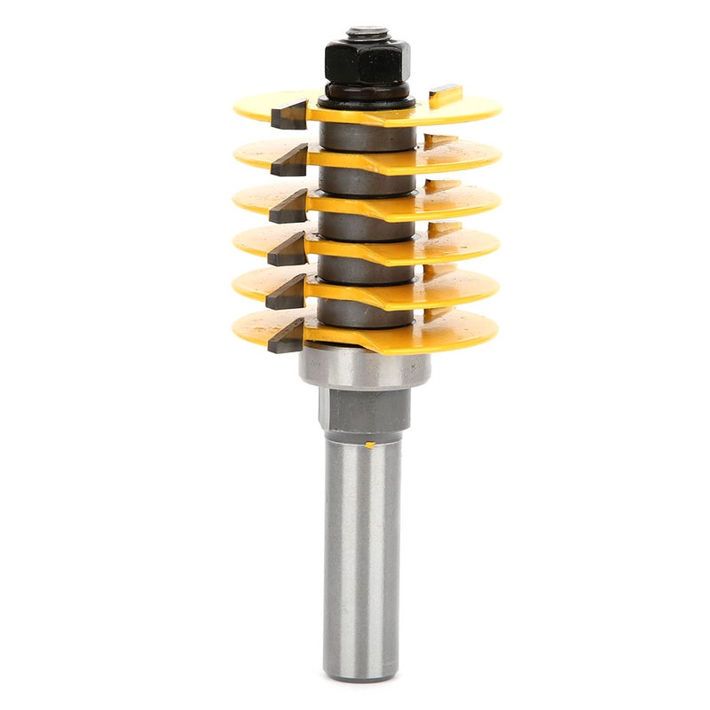 1/2 Inch Shank Finger Joint Router Bit Woodworking Milling Cutter with Bearing - Image 2