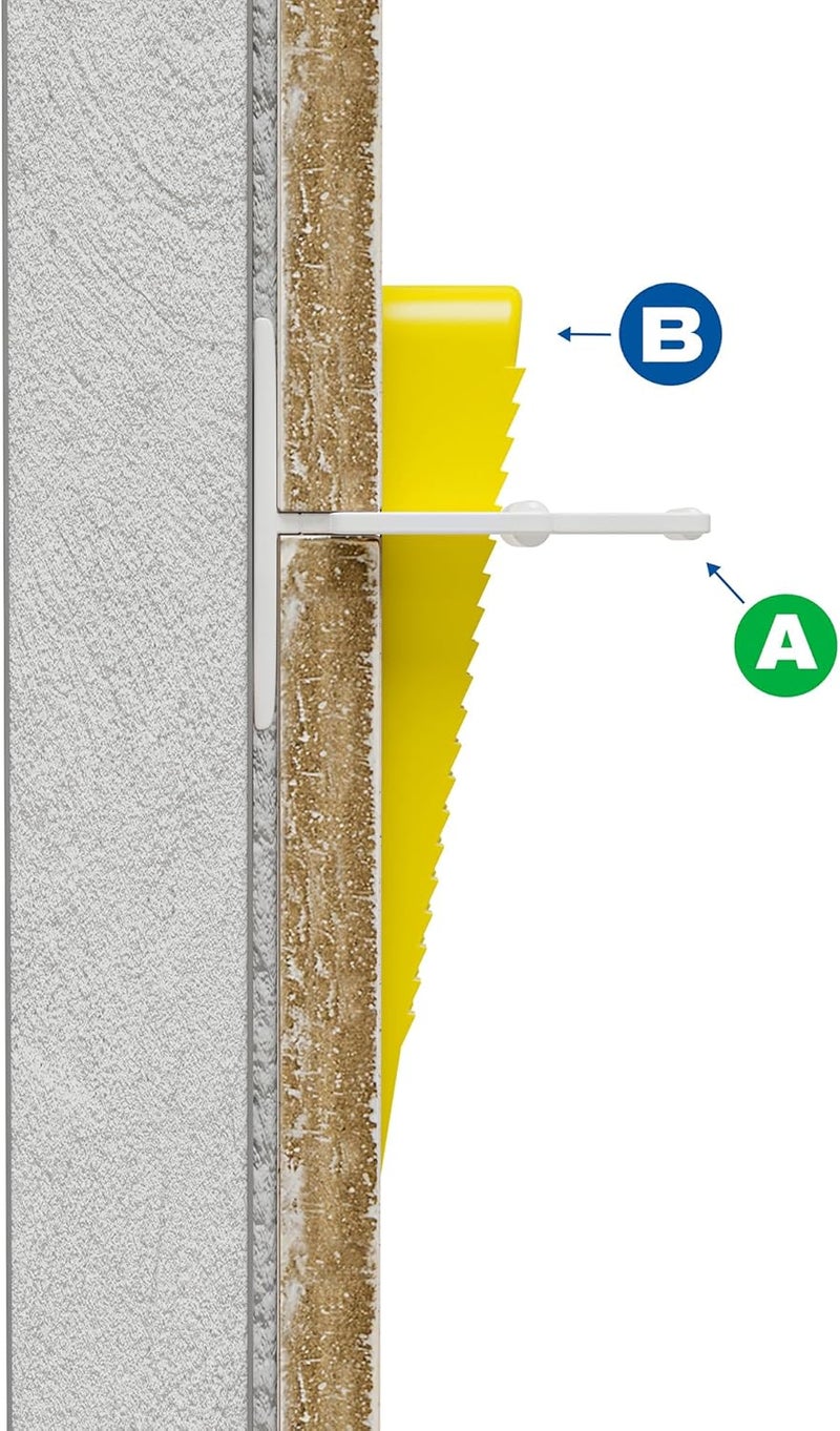QEP LASH Tile Leveling System, Part A, Clips for 1/16" Grout (300 Pack), White - Image 4