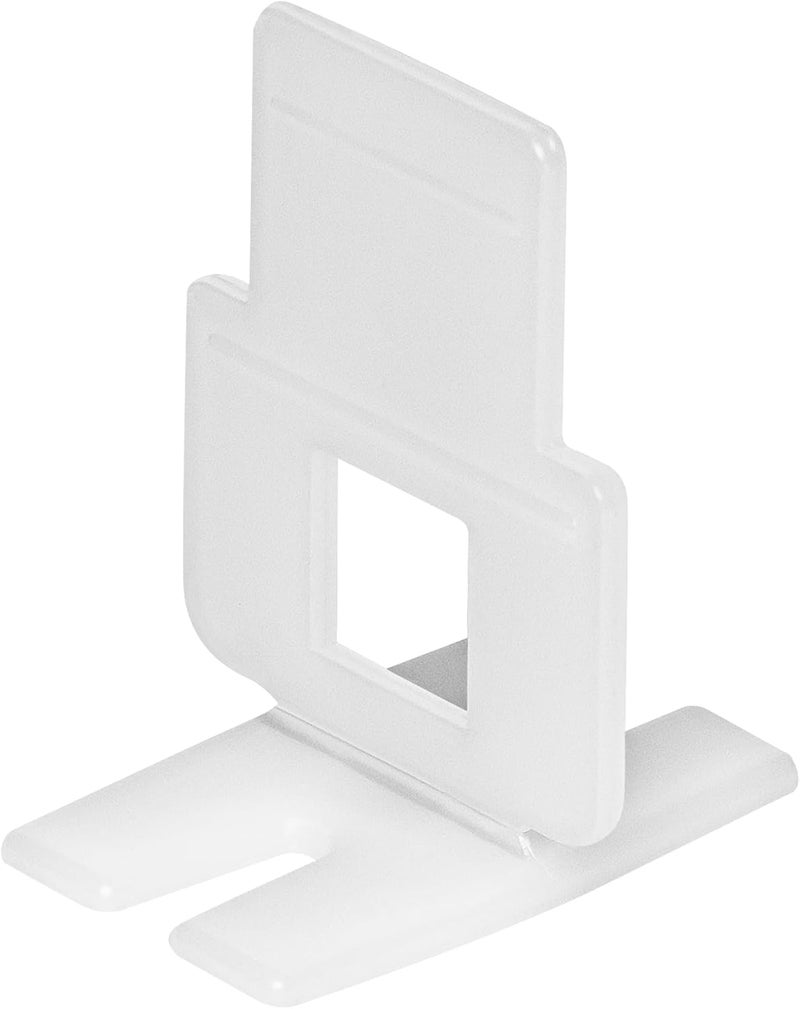 QEP LASH Tile Leveling System, Part A, Clips for 1/16" Grout (300 Pack), White - Image 1