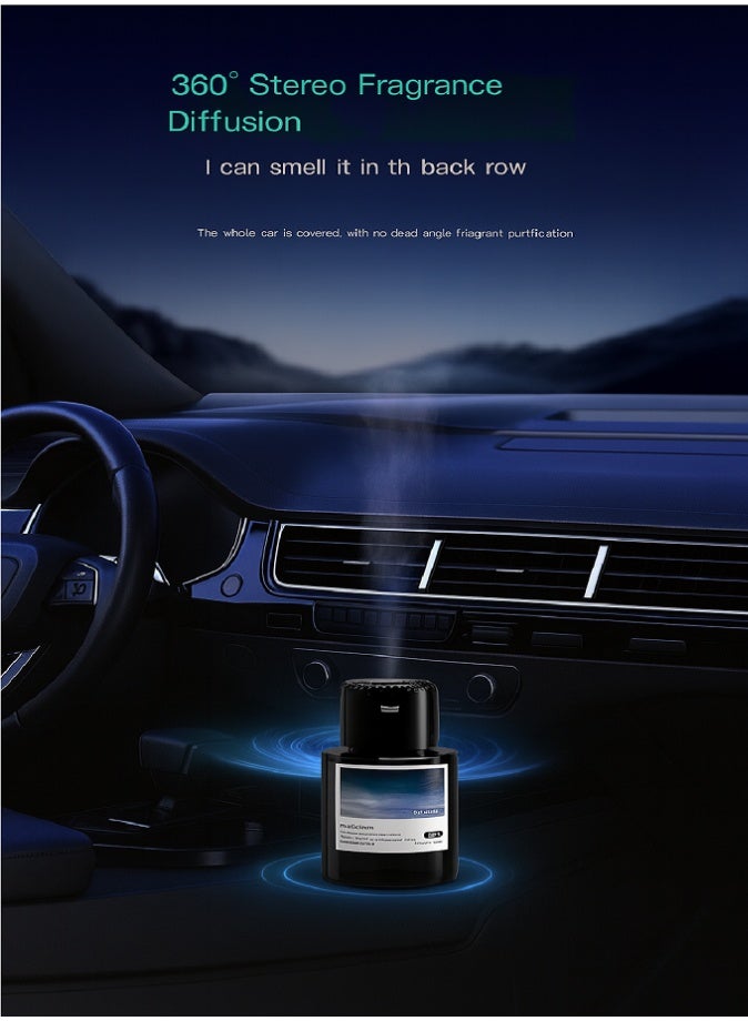 LIVVY Smart Starry Projection Car Aroma Diffuser – 120ml USB Rechargeable Humidifier & Air Freshener with LED Night Light, Automatic Scent Mode – Premium Ocean for Car, Home & Office ✨ - Image 4