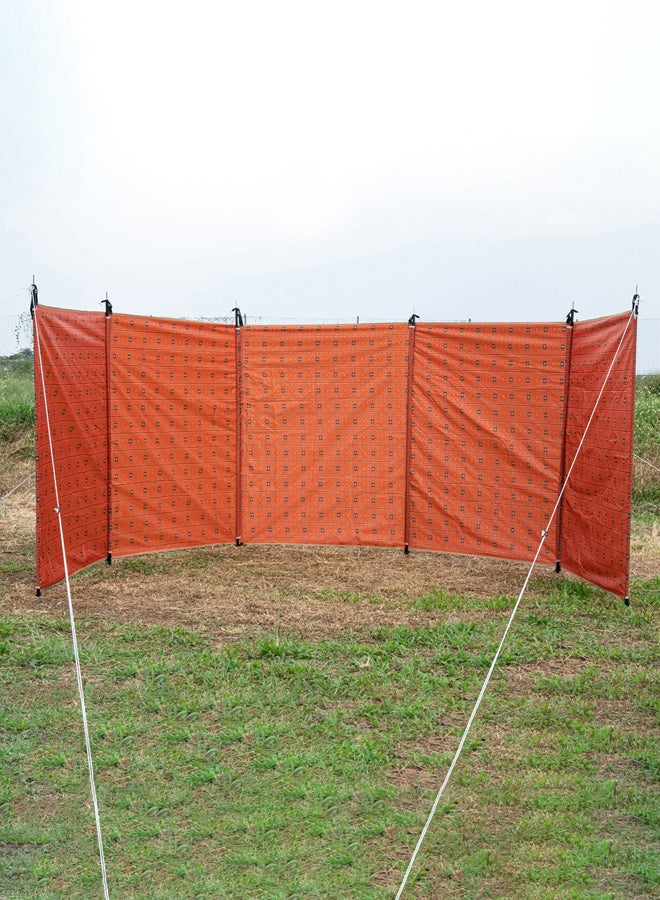 AL SANIDI Outdoor windbreak for trips, Red, Size L560*W160 Cm  - Image 2