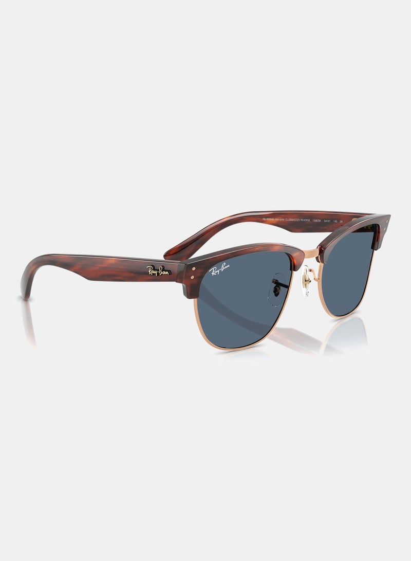 راي بان Men Semi-Rimless Square Sunglasses 0RBR0504S - Image 3
