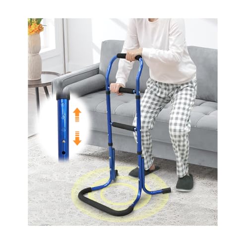 Chair Stand Assist for Elderly Bed Rails Adults Safety Assist Chair Lift Bed Cane for Seniors Bed Assist Bar Bedside Rail Sit to Stand Lift Bed Railing Portable Mobility Aids Couch Assistance Stand Up