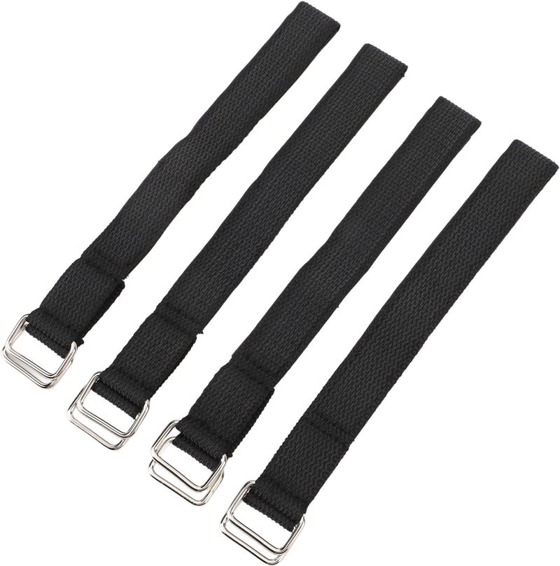 Shovel Holder Straps, 4PCS Heavy Duty Tool Fixing Retaining Straps with Metal Buckles for Roof Rack, Trucks, Trailers, Motorcycles, ATVs, UTVs (4pcs) - Image 5