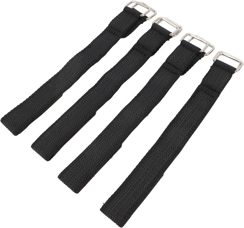 Shovel Holder Straps, 4PCS Heavy Duty Tool Fixing Retaining Straps with Metal Buckles for Roof Rack, Trucks, Trailers, Motorcycles, ATVs, UTVs (4pcs) - Image 3