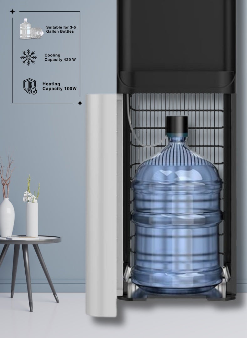 gratus Bottom‑Load Free‑Standing Hot & Cold Water Dispenser | Stainless Steel Finish | 1 Year Unit & 2 Year Compressor Warranty | Model GWDB413ACRCW - Image 2