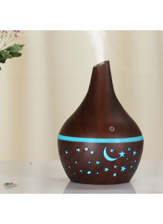 Loquat Aroma Diffuser 300ML Aromatherapy Essential Oil Dark Brown 15.5x11x11cm  - Image 4