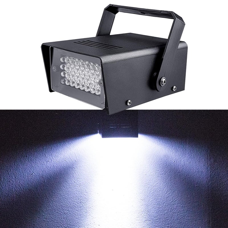MADOWL 32 Led Strobes Lights Strobe Light for Halloween Mini Strobe Light Halloween Strobe Lights for Room Strobe Party Light Flashing Lights for Party - Image 1