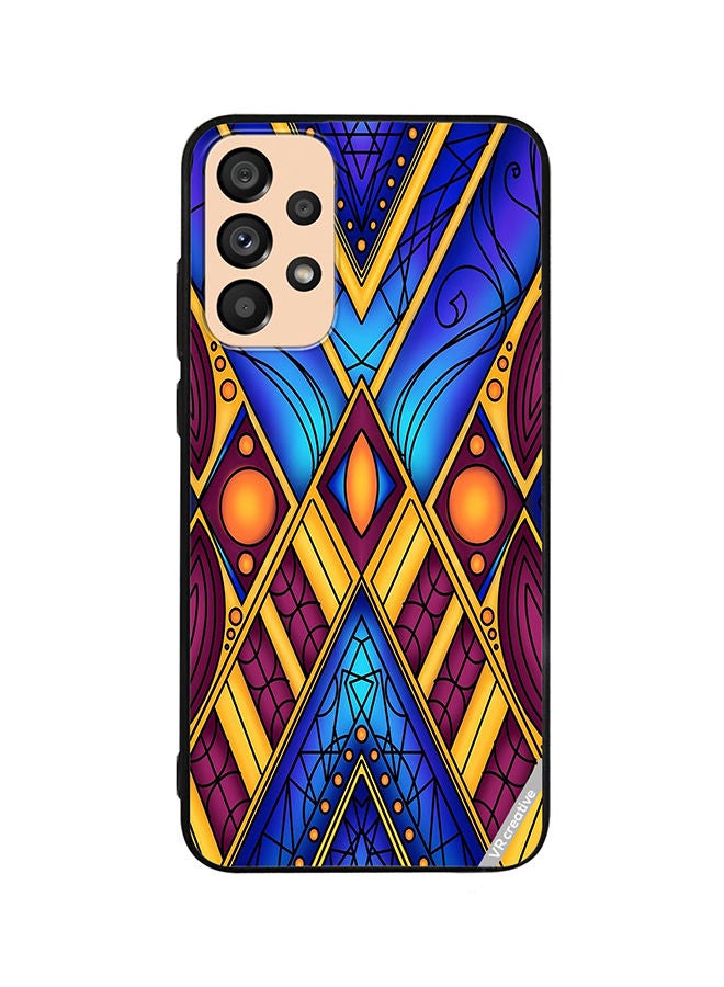 VR CREATIVE Protective Case Cover For Samsung Galaxy A33 5G Abstract Design Multicolour - Image 1