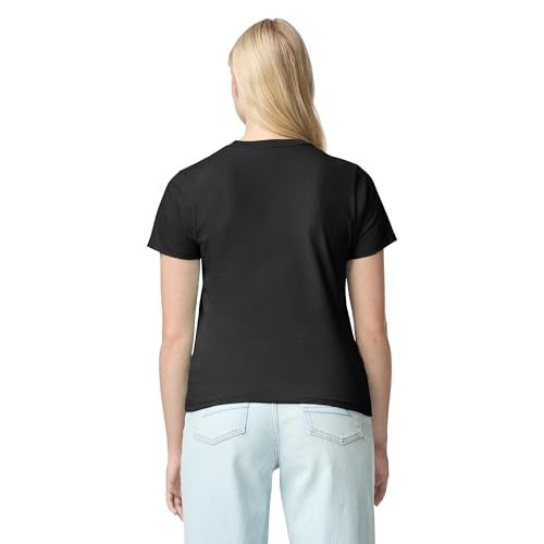 Gildan womens Heavy Cotton Adult T-shirt, 2-pack T Shirt, Black, Large US - Image 4