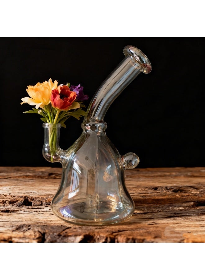 Angmei Premium Heat Resistant Glass Oil Lamp Bottle Medical Grade High Borosilicate Material for Long lasting Use (Random color) - Image 3