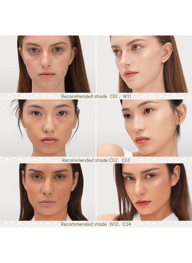 CATKIN - CATKIN Panda Land Full Coverage Cushion Fondation, Breathable Hydrating Nourishing Poreless Face Makeup Save for Sensitive Skin,Sheer Finish (C01 Fair) - Image 1