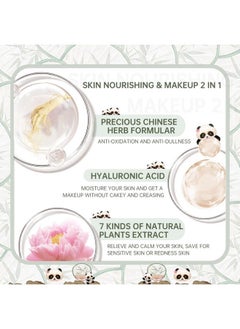 CATKIN CATKIN Panda Land Full Coverage Cushion Fondation, Breathable Hydrating Nourishing Poreless Face Makeup Save for Sensitive Skin,Sheer Finish (C01 Fair)  - Image 5