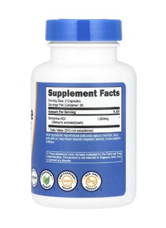 Nutricost Berberine 1200 Mg 60 Capsules  - Image 2