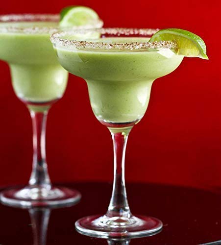 RAGYULA Margarita Cocktail Wine Glasses Classic for Drinking Wide Mouth Cocktail Wine Drinking Glasses Glass Super Clarity Clear Set 190ml Transparent Set of 4 - Image 5
