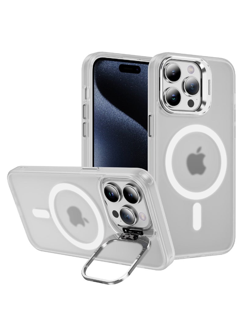 روك بو مناسبة ل iPhone 14 برو ماكس حالة الهاتف متوافق مع Magsafe المدمج في الكاميرا قوس الحلقي الصف العسكري حماية الهاتف المغناطيسي حالة مناسبة ل iPhone 14Pro ماكس حالة الهاتف الكلاسيكية قوس - Image 1