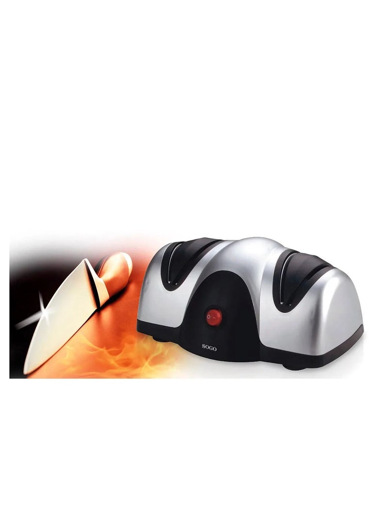 BAIG Electric Knife Sharpener Automatic Knife Grinder Household Cordless Electric Fast Sharpener Kitchen Tools - Image 1