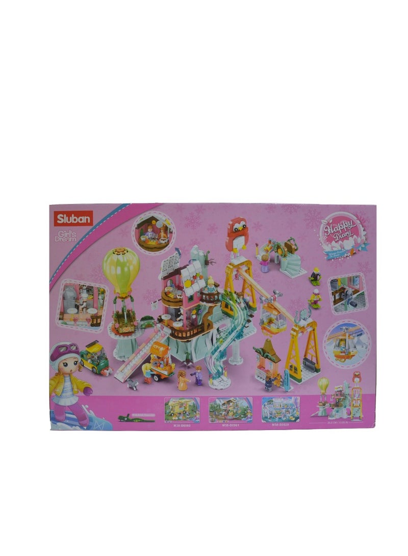 Sluban - Enchanting Snow City Building Set