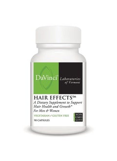 Davinci DaVinci Laboratories of Vermont Hair Effects & Growth Supplement with Biotin(Gluten-Free), 90 Count (Pack of 1)  - Image 1