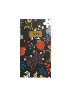 Collins Collins Enchanted 2025 Planner - Pocket Week To View Diary - Black - (ENSP3.99-25) - Hardback Pocket Weekly Diary with Floral Design  - Image 2