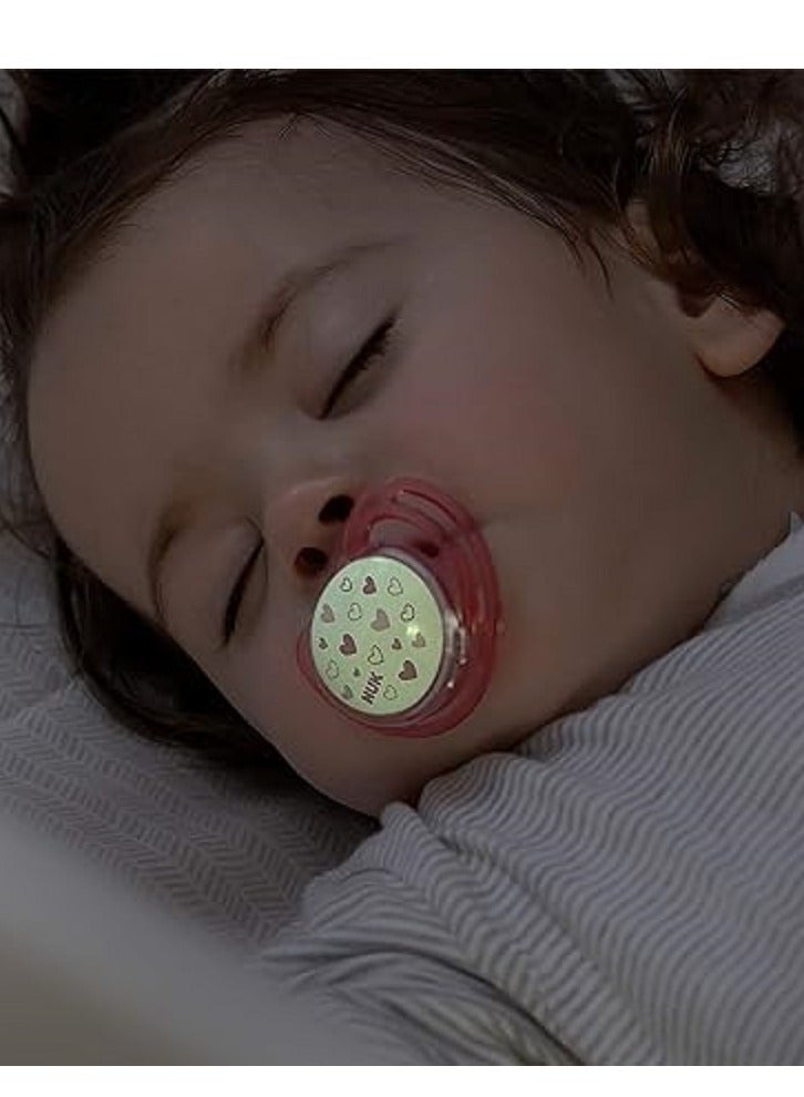 Nuk Night Silicone Soother 0-6m Pack of 1 - Image 3