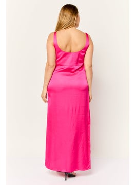 ESPRIT Women Plain Maxi Dress, Pink  - Image 2
