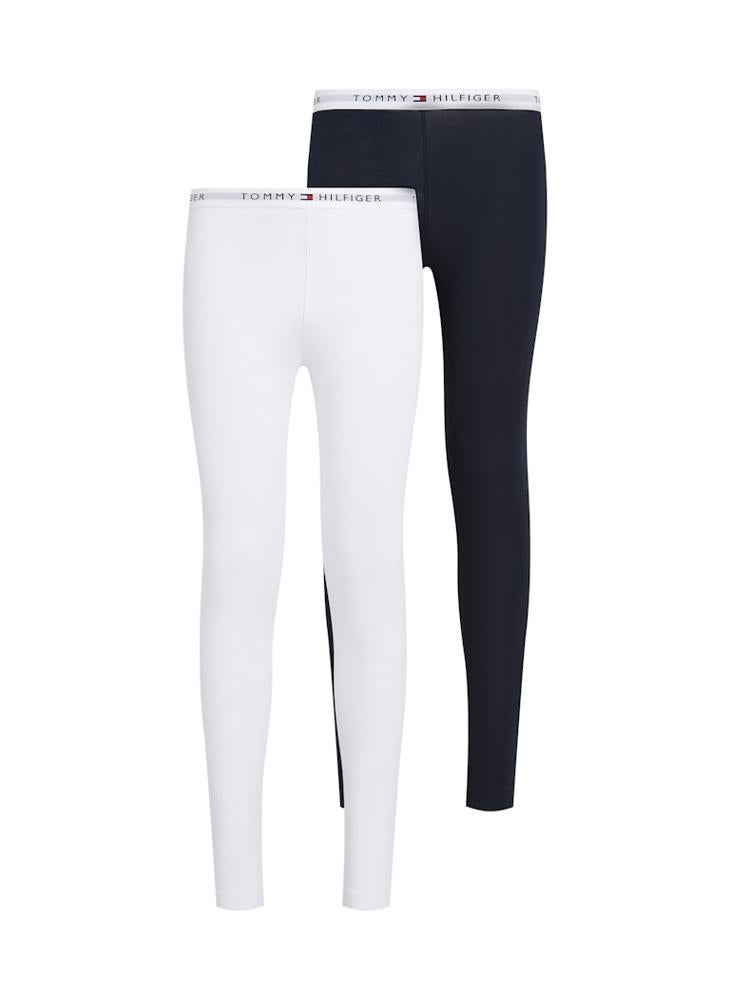 TOMMY HILFIGER Kids 2 Pack Essential Leggings  - Image 1