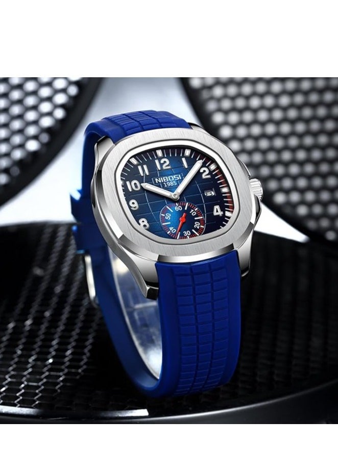 NIBOSI Men's Watches Analog Quartz Wrist Watch Men Stainless Steel Waterproof Date Business Casual Fashion Design Watches for Men  - Image 3