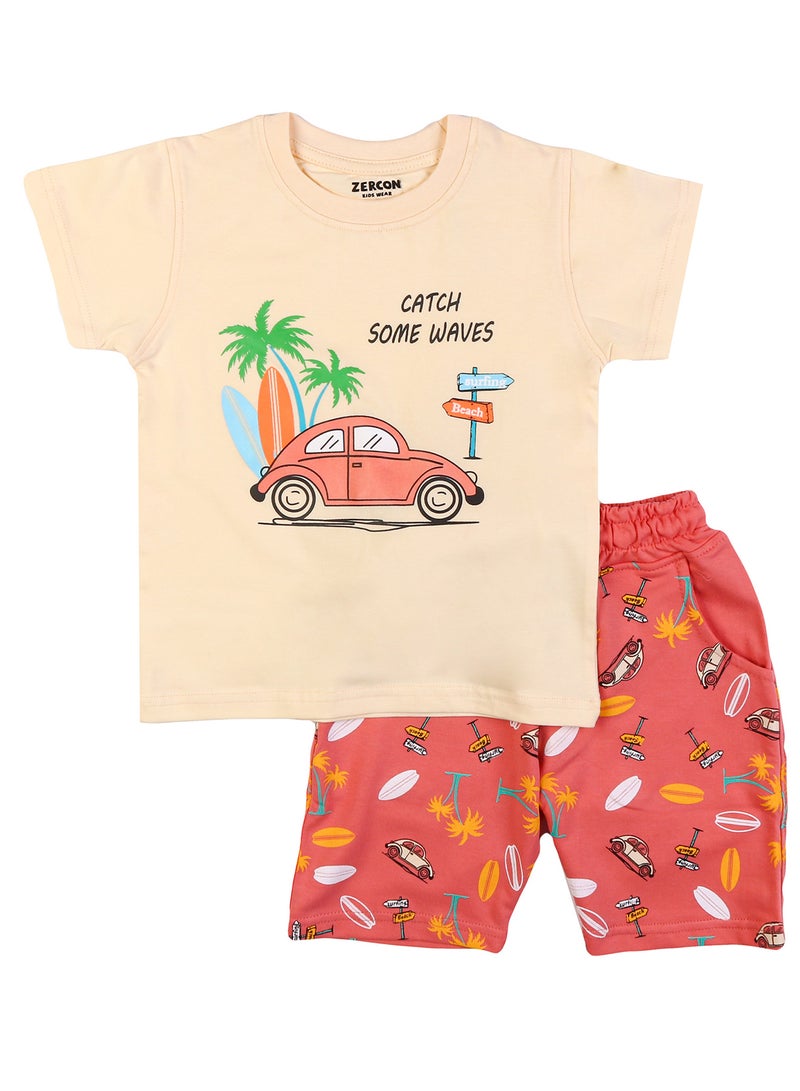 Zercon Summer Pajama Set for Boys - Summer Set for Boys - Image 1