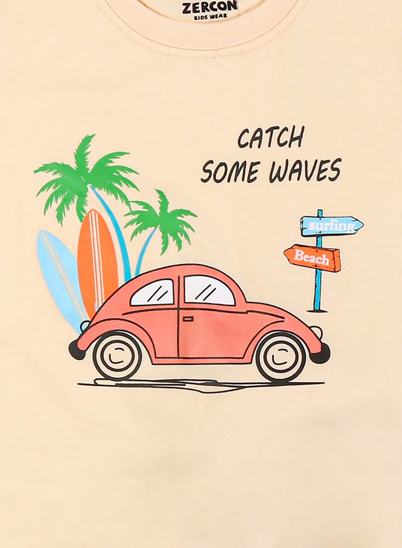 Zercon Summer Pajama Set for Boys - Summer Set for Boys - Image 2