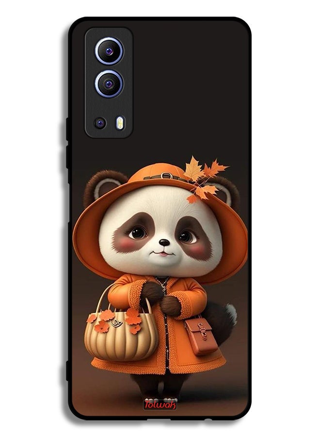 Tolwak Vivo iQOO Z3 5G Protective Case Cover Cute Panda Lady Style - Image 2