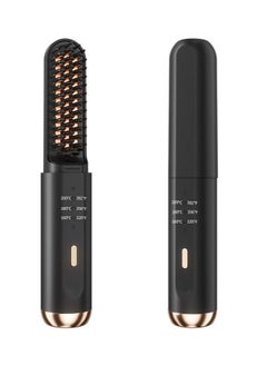 General Cordless Hair Straightener Ladies Smooth Hair Beauty Dual Purpose Hot Air Comb Negative Ion Hair Straightening Comb Divine  - Image 1