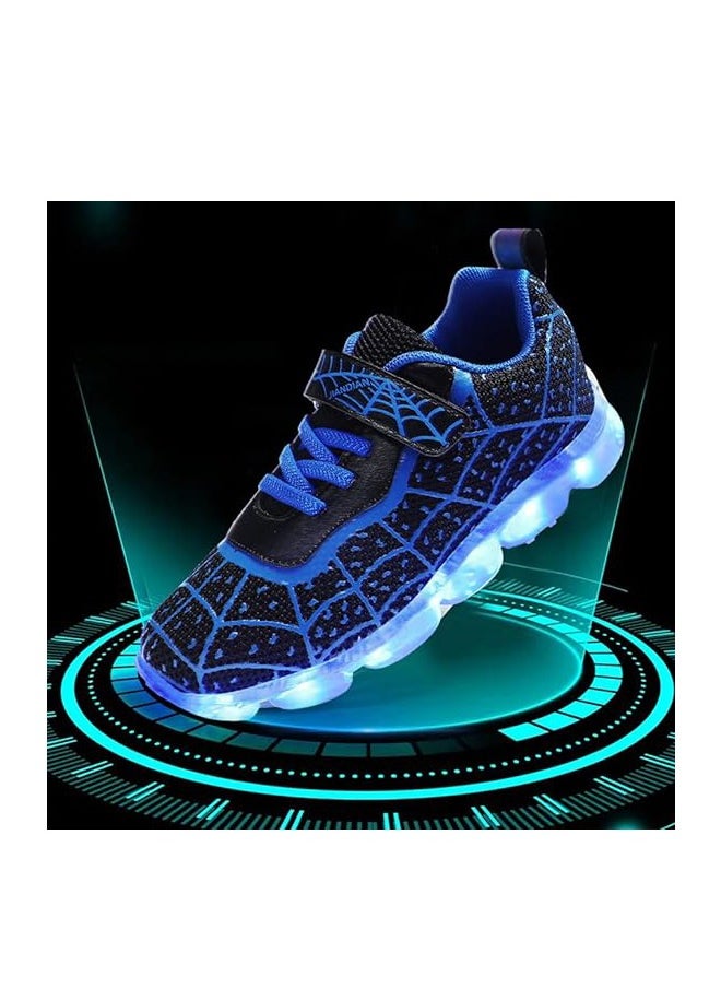 Al Aoyama - Al Aoyama Kids LED Light Up Shoes, Fashion LED Sneakers USB Rechargeable Glowing Luminous Shoes for Boys Girls Toddler Child - Image 1