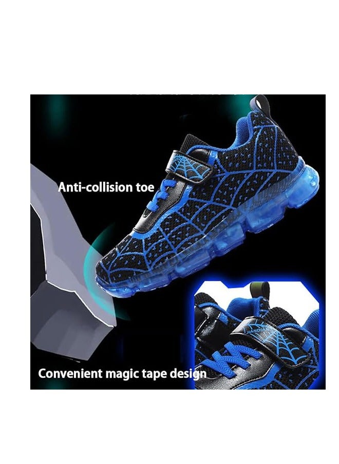 Al Aoyama - Al Aoyama Kids LED Light Up Shoes, Fashion LED Sneakers USB Rechargeable Glowing Luminous Shoes for Boys Girls Toddler Child - Image 1
