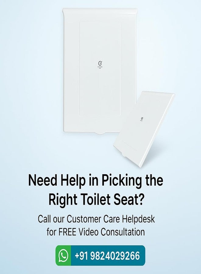 MESTERBATH Indian Toilet Seat Cover for Orissa Pan | Perfect Fit Indian Commode Seat Cover | Specially Designed for Orissa Pan Toilets | Strong, Comfortable | Size 56 x 42 cm - Image 4