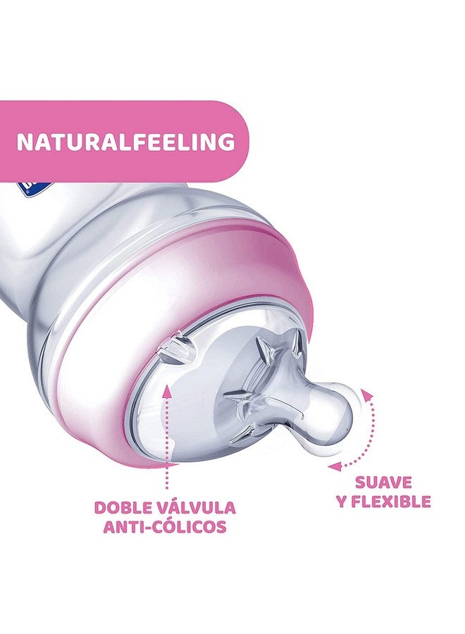 Chicco Natural Feeling Chicco Baby Bottle 250ml 2Mesi + Bimba  - Image 2